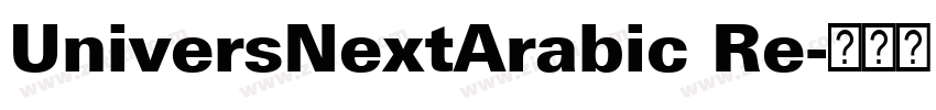 UniversNextArabic Re字体转换